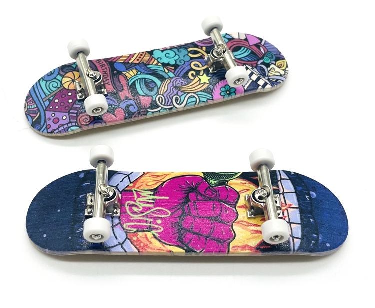 two skateboard